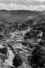 Le parc de Itambé et la petite ville de Serro, ses districts