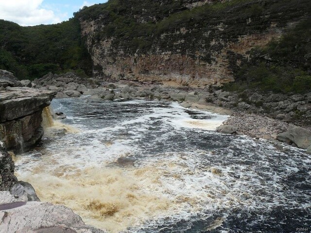 Photo de la cachoeira Sibéria - Mucugê - Chapada Diamantina - Etat de Bahia