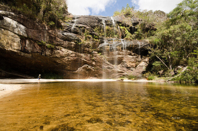 Photographie du parc de Itambé et de la petite ville de Serro