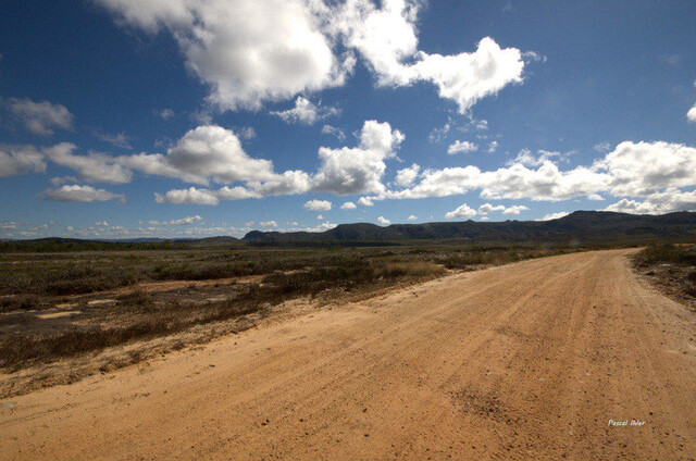 Photographie du parc de Itambé et de la petite ville de Serro