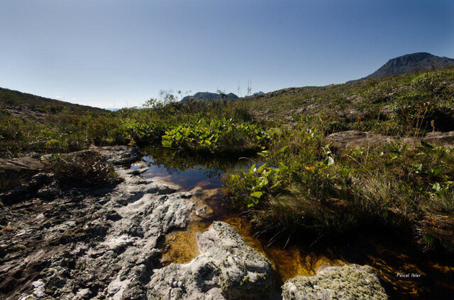 Photographie du parc de Itambé et de la petite ville de Serro