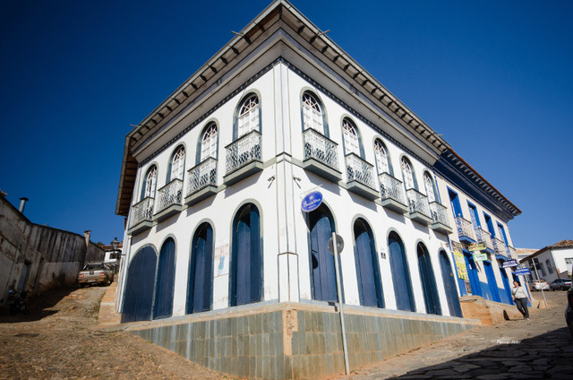 Photographie du parc de Itambé et de la petite ville de Serro