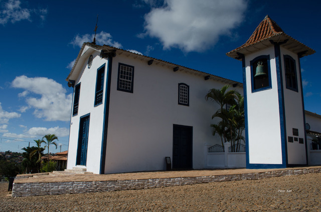 Photographie du parc de Itambé et de la petite ville de Serro