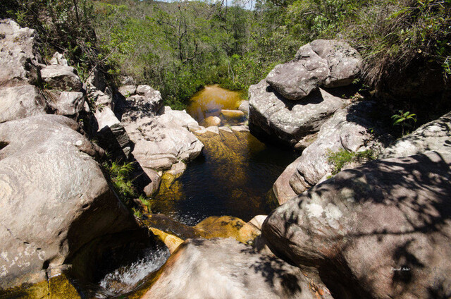 Photographie du parc de Itambé et de la petite ville de Serro