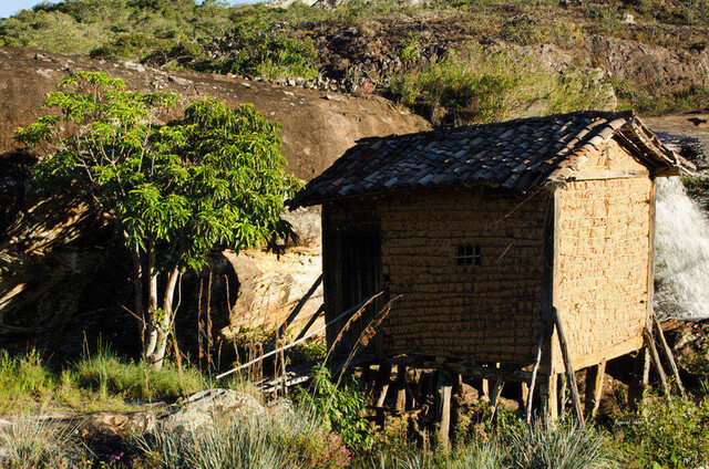 Photographie du parc de Itambé et de la petite ville de Serro