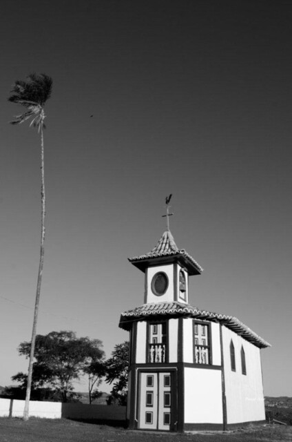 Photographie du parc de Itambé et de la petite ville de Serro