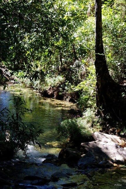 Photo de la cachoeira Santa Barbara - Chapada dos Veadeiros - Etat de Goiás