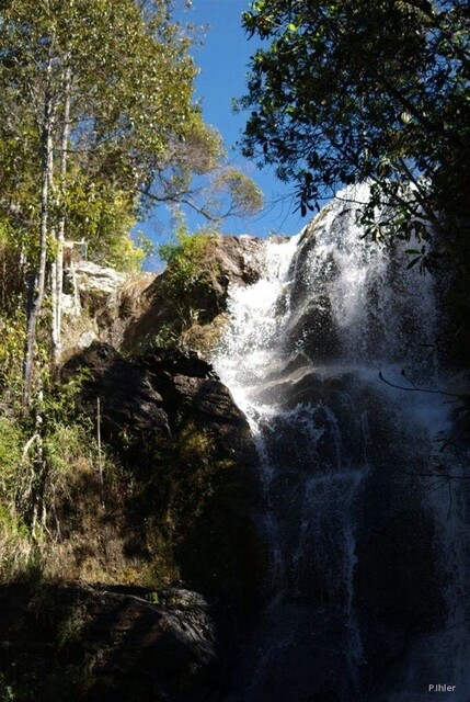 Photo de la cachoeira Santa Barbara - Chapada dos Veadeiros - Etat de Goiás